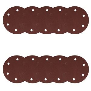 Set of 10 abrasive paper P150 6ga 6 sheets 215mm - Img 3