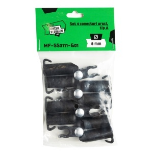Set of 4 Micul Fermier Type A plough couplers, Ø8mm
