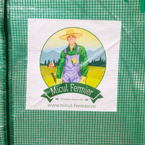 Solar/Sera Micul Fermier 8x4x2.5m , polietilena, densitate 140g/mp UV4 - Img 4
