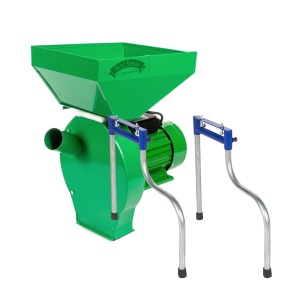 SPECIAL OFFER PACKAGE: 2.5 kW grain mill, 200 kg/h + Mill stand, Micul Fermier