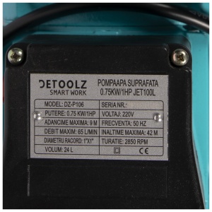 Surface water pump 0,75kW/1HP JET JET 100L - Img 2