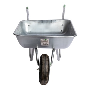 The Little Farmer 80L metal wheelbarrow with galvanised steel tray G01 - Img 2