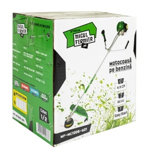The Little Farmer Brush Cutter, 4.5 HP, 62 cc, 2-stroke petrol engine, quick start, 28 mm cutting bar, 3 accessories - Img 2