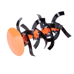 Tiller 10CP, 418CC + large reversible plough + metal wheels - Img 12