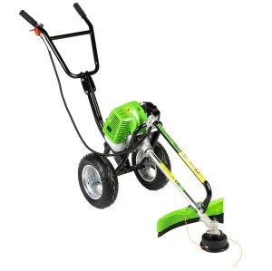 Wheeled brush cutter, Micul Fermier, 2.5 HP, 52 cc B2T PR, 3 accessories - Img 10