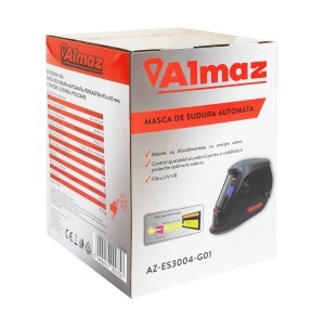 Almaz automatic welding helmet, 93x43mm viewing window, 2 sensors, welding, grinding - Img 6