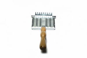 Animal scissors with wooden handle