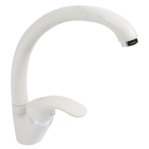 Battery single lever mobile pipe 210mm white