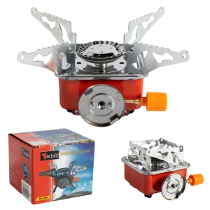 Camping stove Micul Fermier, heating capacity 2.8 kW, piezo-electric ignition, compatible with gas spray, 95*95mm - Img 2