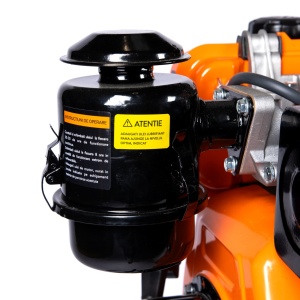 DETOOLZ 7CP 280cc rotary tiller, diesel, 4-stroke, 3-speed, manual start, with wheels - Img 8