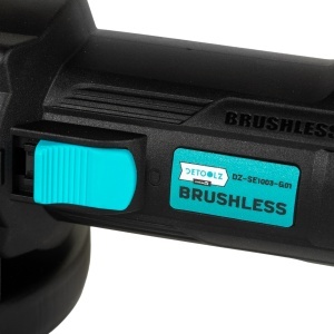 Detoolz angle grinder, 1300W brushless motor, 125mm disc diameter, variable speed control - Img 5