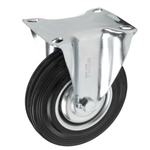 Detoolz fixed gear wheel, 125x34.5mm rubber tyre G01