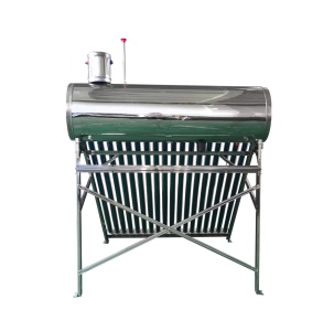 Detoolz unpressurised solar panel, 180-litre capacity, stainless steel, 18 tubes - Img 3