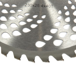 Disc motocoasa Micul Fermier, 40T, vidia, grosime 1mm, Ø230mm - Img 2