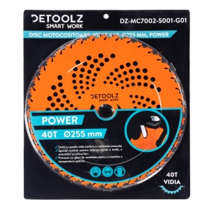 Disc motocositoare 40T Vidia, 255 x 25.4 x 2 mm, Power - Img 3