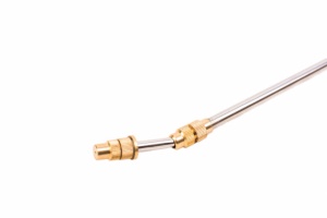 Extensible spray lance with copper head