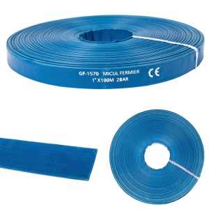 Flat PVC 1'' PVC water backflow hose 100m