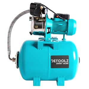 Hidrofor Detoolz 0.75 kW, debit 3300l/h, inaltime de pompare 45m, carcasa pompa inox, volum butelie 50 litri - Img 1