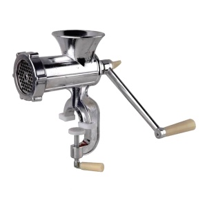 Little Farmer aluminium meat mincer with sieve