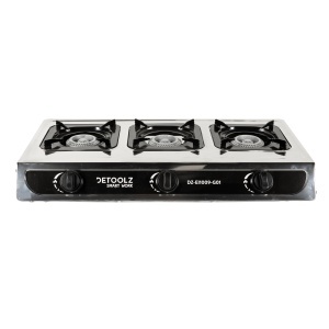 Mini aragaz portabil, Detoolz, 8.4kW, 3 ochiuri, Piezo - Img 6