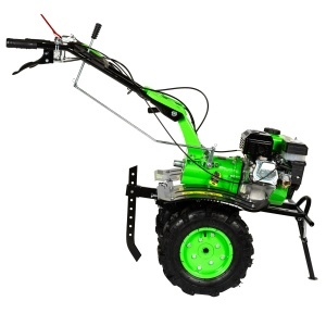 Motocultor Micul Fermier, 8.5CP, 212cc, motor pe benzina 4 timpi, 3 trepte de viteza, pornire manuala, cu roti - Img 4