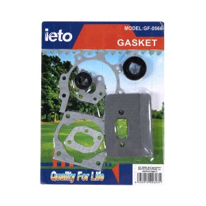 Motorbike gaskets set with half-rings