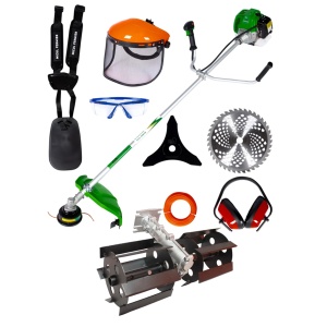 PACHET PROMO: Motocositoare 4.76 CP, 52CC, benzina + accesoriu prasitoare 28mm*9T