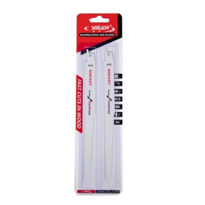 Set 2 blades pend. sabre 225*19*0.9 10TPI wood HCS