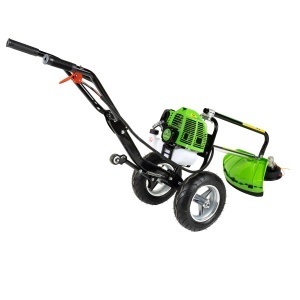 Wheeled brush cutter, Micul Fermier, 2.5 HP, 52 cc B2T PR, 3 accessories - Img 7