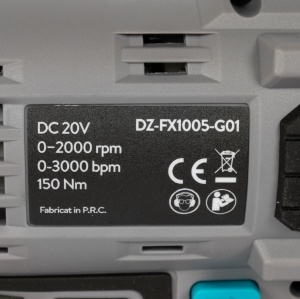 20V impact driver, maximum torque 150 Nm, 1/4" hex chuck - Img 5
