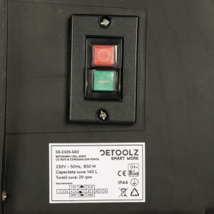 Betoniera Detoolz, capacitate 140 litri, putere 850W, coroana fonta, cu roti - Img 15