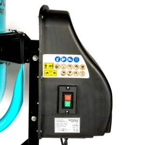 Betoniera Detoolz, capacitate 200 litri, putere 1200W, coroana fonta, cu roti - Img 5