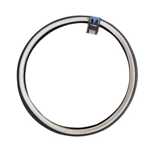 Bicycle tyre 28x1.75", ETRTO 47-622, model M-1400, 1mm puncture protection, black/white, Street profile