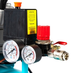 Compresor Detoolz 50L cu ulei, 1680 W, debit 206L/min, 8 bar, 2 prize de aer - Img 13