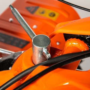 Detoolz 11CP 418cc rotary tiller, diesel, 4-stroke, 3-speed, electric start, with wheels - Img 2
