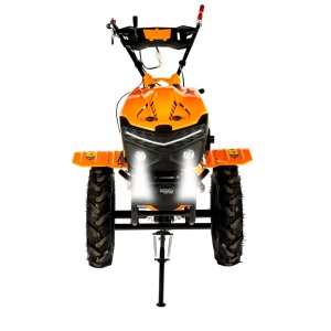 Detoolz 11CP 418cc rotary tiller, diesel, 4-stroke, 3-speed, electric start, with wheels - Img 12