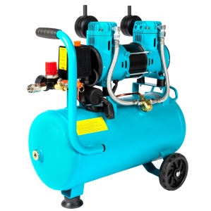 Detoolz compressor 24L oil-free, 1500 W, flow 154L/min, 8 bar, 2 air intakes - Img 17
