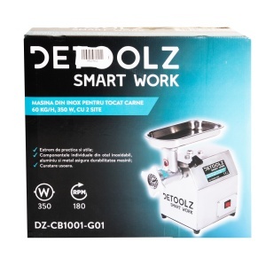 Detoolz meat mincer, 350W, 60 kg/h, stainless steel, with 2 screens - Img 4