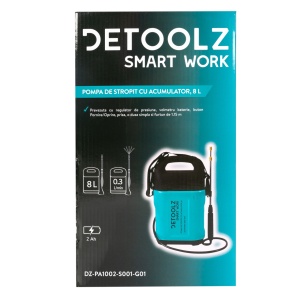 Detoolz spray pump, capacity 8l, with Li-Ion battery - Img 19