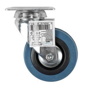 Detoolz swivel castor, rubber + PP, 75 x 21 mm, G01 - Img 2