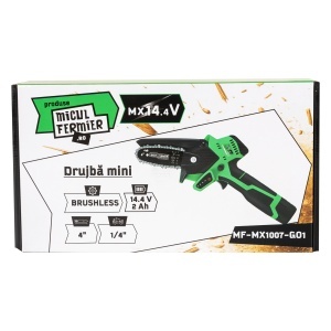 Drujba mini pe acumulator, Micul Fermier 14.4V, 2 Ah, lama 4", Brushless - Img 3
