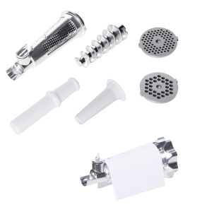 Electric stainless steel meat mincer 1400W MGG-140 - Img 4