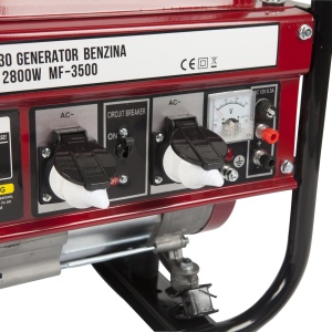 Generator Micul Fermier, 2.8KW, with manual start, 4T petrol engine, two 230V sockets, fuel tank 15L - Img 22