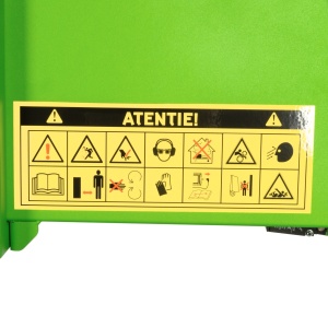Micul Fermier branch shredder, 18 HP petrol engine, maximum cutting diameter Ø120 mm, with tow hook, for briquettes - Img 23