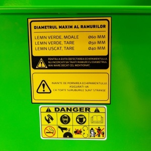 Micul Fermier branch shredder, 7 HP petrol engine, maximum cutting diameter 80 mm, for briquettes - Img 15