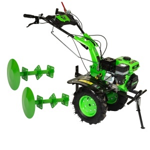 Motocultor Micul Fermier, 8.5CP, 212cc, motor pe benzina 4 timpi, 3 trepte de viteza, pornire manuala, cu roti