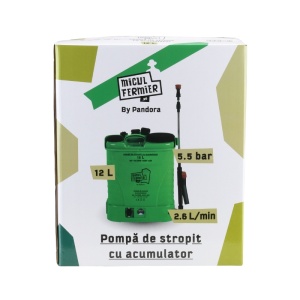 Pompa de stropit MF Pandora 12L cu acumulator - Img 4