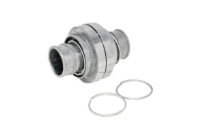 Set of 2'' aluminium fire hose couplings