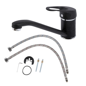 Single handle battery mobile pipe pipe 226mm black - Img 2