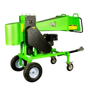 Tocator crengi Micul Fermier, motor benzina 18CP, diametru maxim de taiere Ø120mm, cu carlig de remorcare, pentru brichete - Img 3